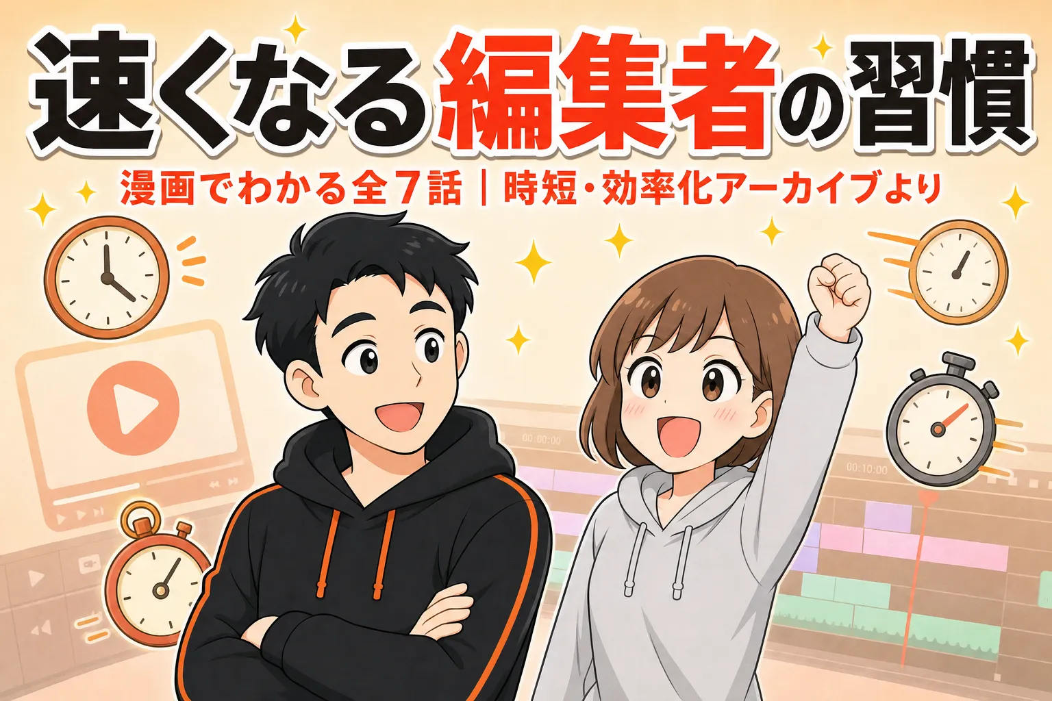 表紙：速くなる編集者の習慣